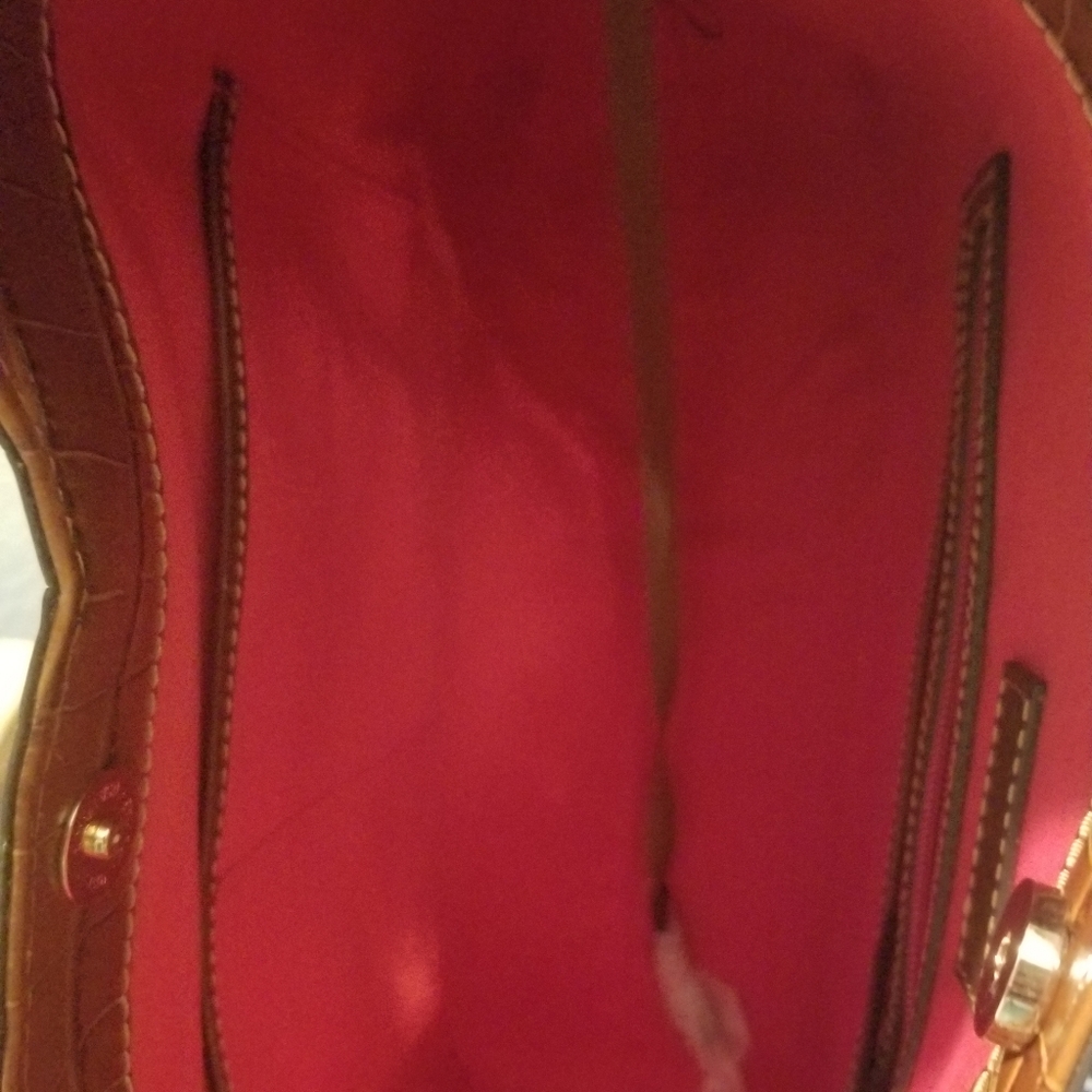 Dooney & Bourke Cooper Croc Hobo Shoulder Bag NWT - Picture 8 of 16